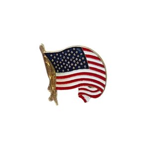 American Flag Lapel Pin USA